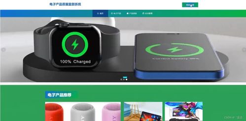 基于SpringBoot的电子产品质量监督系统设计与实现